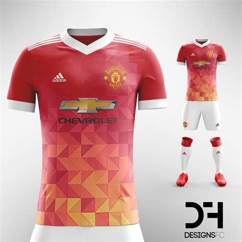 manchester united football kit design.